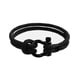 thumbnail image 1 of Pulsera de cuero trenzado "Madre e hijo unidos para siempre", pulsera de cuero trenzado de acero inoxidable para hombre, pulsera inspiradora, regalo de cumpleaños de graduación de mamá para su hijo., 1 of 6