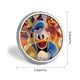 thumbnail image 2 of La leyenda de los tres caballeros-Theme Round Button Badge: Premium Metal Construction, Ideal for High-End Events 2.8 cm, 2 of 6