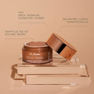 M. Asam Magic Finish Make-Up Mouse – 4-In1 Primer, Base, Corrector Y Polvo, Deja La Piel I M. Asam M. Asam