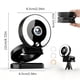 thumbnail image 2 of Upgrade Your Video Calls with This 4K Webcam - Full HD 2K Mini Camera with Fill Light & Microphone!, 2 of 2