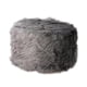 thumbnail image 4 of Reposapiés redondo peludo suave cubierta Little Stool Chair Deep Grey - 33cm, 4 of 5