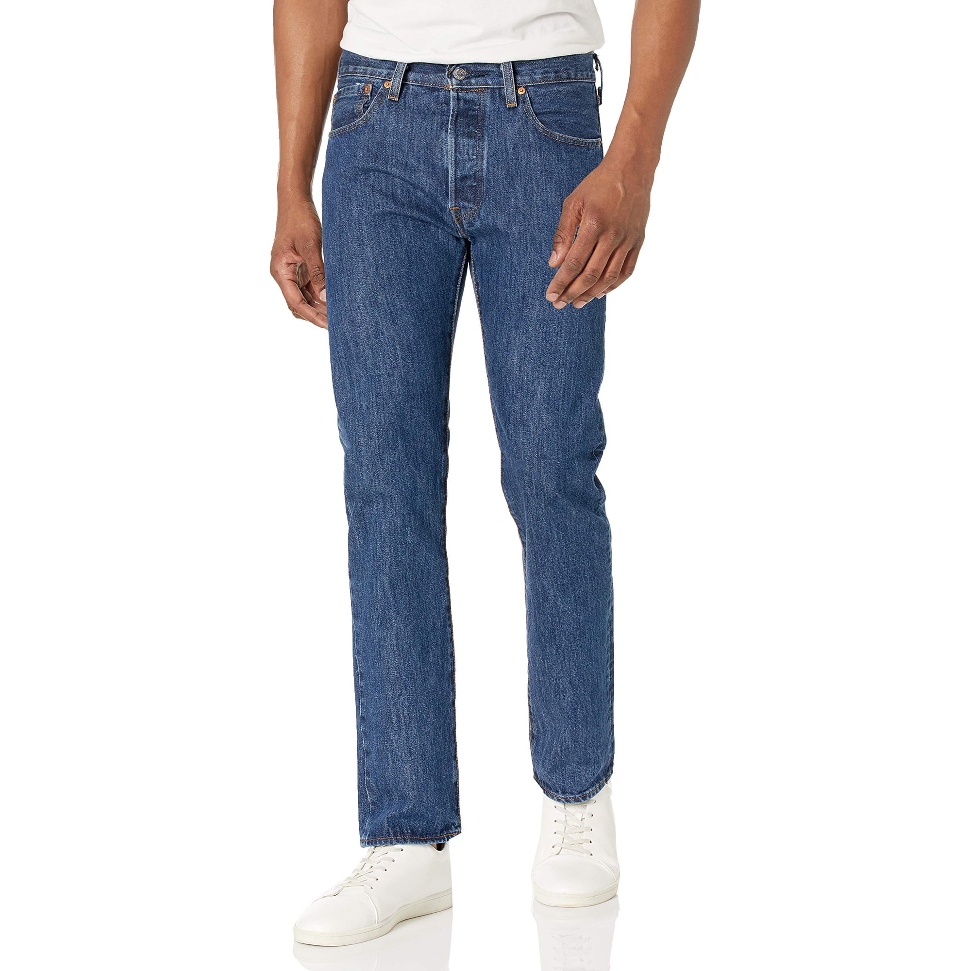 Vaqueros Levi's 501 Original Fit Para Hombre Dark Stonewash, 36 De Ancho X 34 De Largo