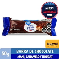 Barra De Chocolate Con Maní, Caramelo Y Nougat 50 G Great Value