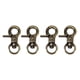thumbnail image 1 of 4pcs Aleación De Zinc Broche De Garra De Langosta Clips De Gatillo Giratorios Ganchos De Presión Bronce, 1 of 5