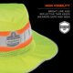 thumbnail image 3 of Sombrero Ergodyne Hi-vis Ranger Lime 150D de poliéster, 3 of 6