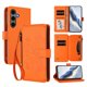 thumbnail image 1 of Funda Cartera Mariposa para [Samsung Galaxy S24 Plus] con Soporte y Cremallera Naranja, 1 of 6