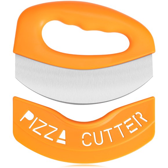 Cortapizzas Urbanstrive de Acero Inoxidable de Gran Resistencia con Mango Naranja