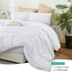 thumbnail image 3 of Juego de fundas de edredón Utopia Bedding, 3 piezas, tamaño queen, color blanco, 3 of 8