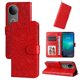 thumbnail image 1 of Funda tipo cartera FOXDOCK para Vivo S20 , diseño girasol en relieve, cuero PU, cierre magnético, soporte y tarjetero, 1 of 5