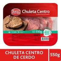 Chuleta De Cerdo Centro 550 G Super Cerdo