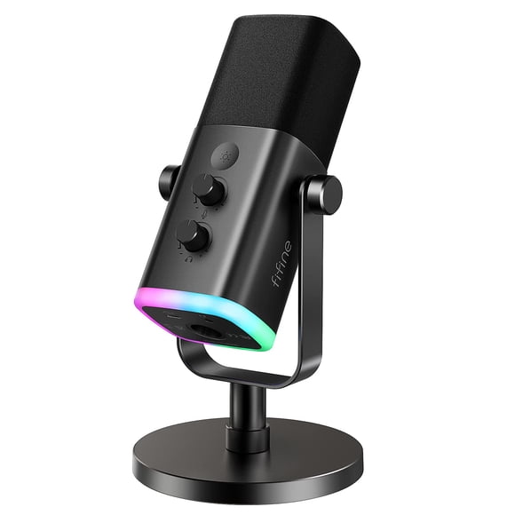 Micrófono FIFINE AM8 XLR/USB dinámico para grabación de podcasts