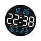 thumbnail image 4 of Reloj De Alarma Dst Digital De Pared Para Sala De Estar De La Sala De Estar Decoración Del Hogar Azul, 4 of 5