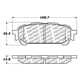 thumbnail image 2 of Pastillas Freno para auto Subaru Impreza 2000-2007 Trasero, 2 of 6