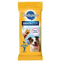 Snack Perro Adulto Dentastix Raza Mediana Bolsa 7 Un Pedigree
