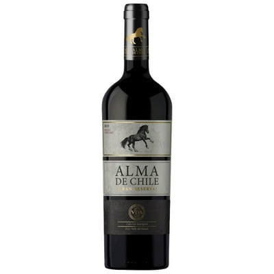 Vino Tinto Gran Reserva Cabernet Sauvignon Botella 750 Ml Alma De Chile