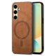 thumbnail image 1 of Magnetic Slim Case for Samsung Galaxy A56 with Camera Guard & Anti-Scratch Back Brown, 1 of 6