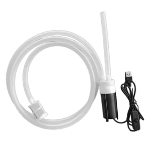 Magideal - Bomba De Succión Autocebante Bomba De Sifón Para Cerveza Bomba De Transferencia De Agua Líquida Tubo De Sifón Para Cerveza Bomba De Vino Eléctrica Usb Juego De 15 Metros.