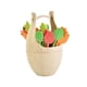 thumbnail image 4 of Juego De Tenedor Para Fruta, Hojas De Paja De Trigo Biodegradables Verdes, Color Beige, 16 Uds., 4 of 5