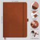 thumbnail image 2 of Cuaderno con diario RETTACY A5, con forro, 192 páginas, piel, color marrón, 2 of 8