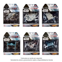 Vehículo De Juguete Hot Wheels Star Wars Select Starships Varios Modelos 1 Pza