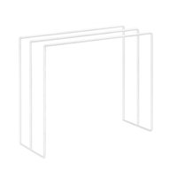 Bothyi - Tendedero De Encimera Para Trapos De Cocina, De Hierro, Para Fregadero De Cocina, Color Blanco