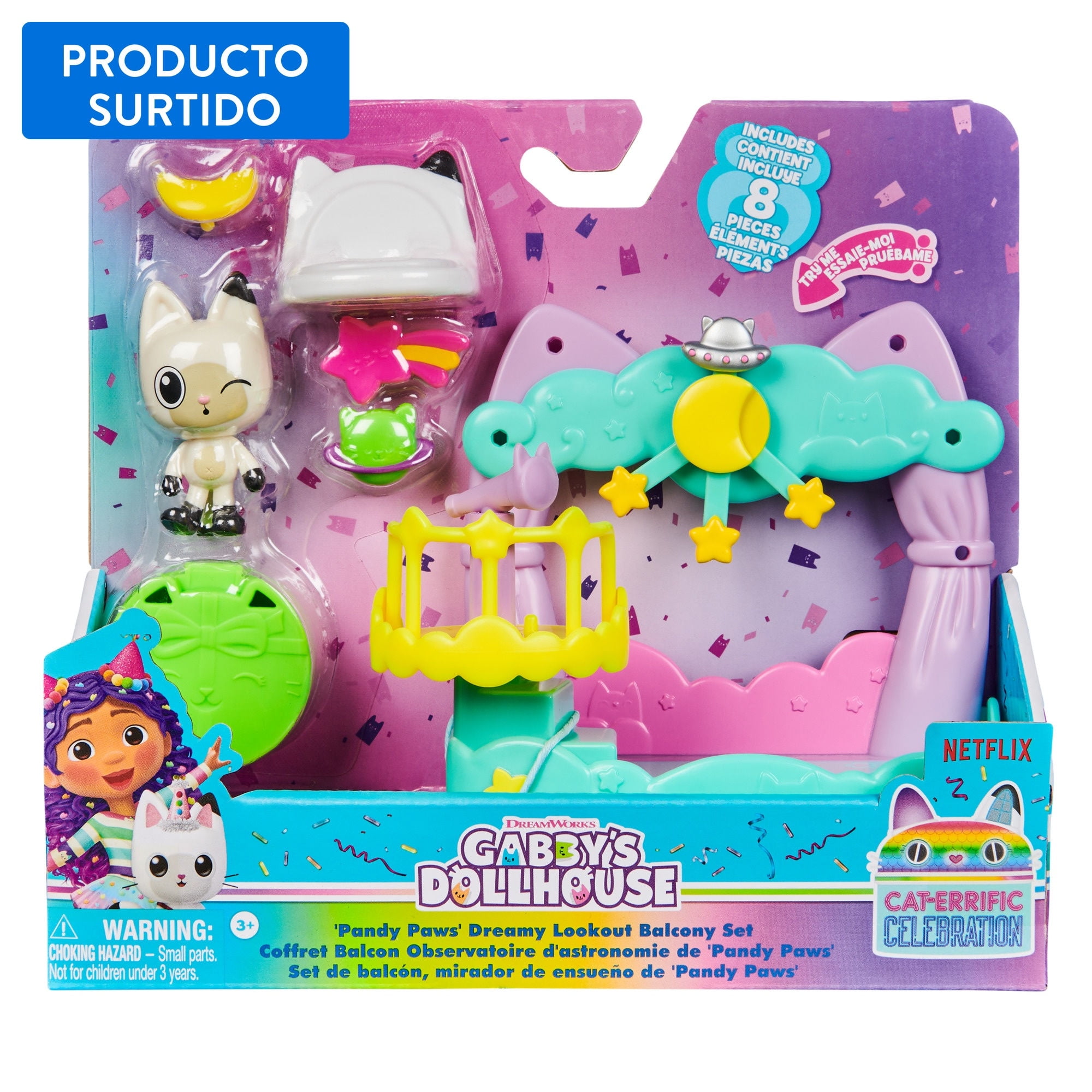 La Casa De Gabby - Mini Figuras Set Decoración Balcones, Producto Surtido 1 Un