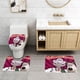 thumbnail image 2 of Juego de 3 Alfombras de Baño Wallace y Gromit Terciopelo Coral, 2 of 6