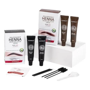 Linastore - Tinte Semi Permanente Para Cejas Y Pestañas Henna 15Ml Castaño Oscuro
