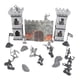 thumbnail image 2 of 21x Castle Battle Model Set de Acción Recuerdos Turísticos Men Kit de Accesorios para Desarrollar Imaginaciones Grass Ground Ages, 2 of 5