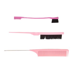 Ioensy - Juego De Peines Para Peinar El Cabello De 3 Uds. Juego De Cepillos Para El Cabello Con Espalda Resbaladiza Cepillo De Borde De Doble Cara