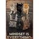 thumbnail image 1 of 1pc Get Over It Cat Tin Sign - Retro Metal Wall Decor for Home, Garage, Bar, Cave, Farm, Bathroom - 12x8 Inches, 1 of 4