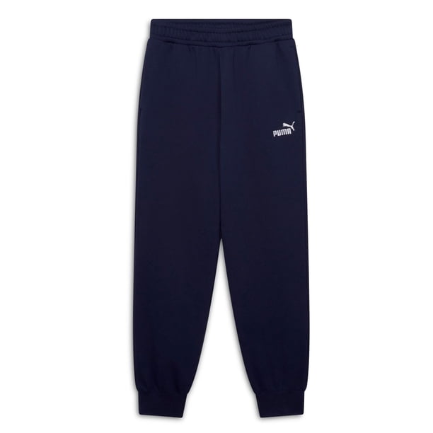 Pantalones deportivos Puma Essentials de forro polar azul marino grande y alto para hombre, talla M
