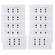 thumbnail image 1 of Pack 10 Tomacorriente Triple 10 16a 250v Blanco, 1 of 2