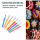 thumbnail image 2 of Kit de Ganchos Ergonómicos y Accesorios para Tejer a Crochet, 2 of 3