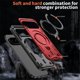 thumbnail image 4 of Para Google Pixel 11 / Pixel 11 Pro Funda con Soporte de Anillo en O Magnético Invisible, Funda de Teléfono a Prueba de Golpes, Rojo, 4 of 6