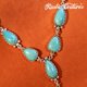 thumbnail image 4 of Conjunto de Joyas Montana West Occidental con Collar en Y y Aretes Turquesa, 4 of 7