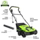 thumbnail image 2 of Descompactador Greenworks 13A de 14 pulgadas con cable, rastrillo 2 en 1 para césped, 2 of 9