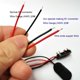 thumbnail image 2 of (Paquete de 5 cables 22AGW, conector de batería tipo I de 9 V, clip de batería de 9 voltios, conector de clip de batería de 9 V con cable 22agw y carcasa de plástico con hebilla rígida), 2 of 5