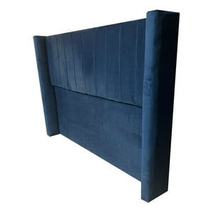 Muebles Hvm - Respaldo Hvm Full Tubular Azul Oscuro Piso Brazos