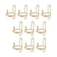 thumbnail image 4 of 10 Anillos para Uñas, Juego de Anillos para Uñas Halal, Extraíbles para Presionar sobre Las Uñas, Decoración de Uñas, Regalo para Mujer, Niña de Metal oro, 4 of 5