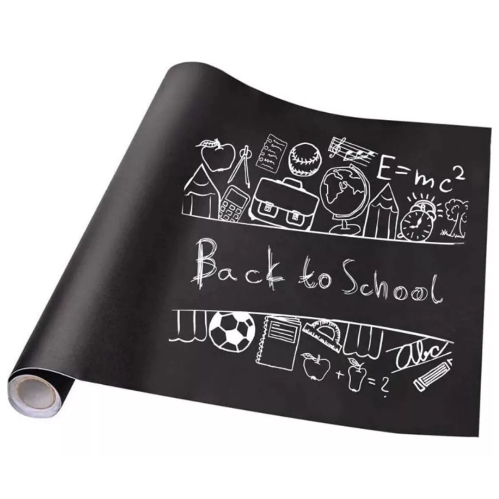 Movi - Pizarra Adhesiva Negra Para Tiza Lienzo Creativo