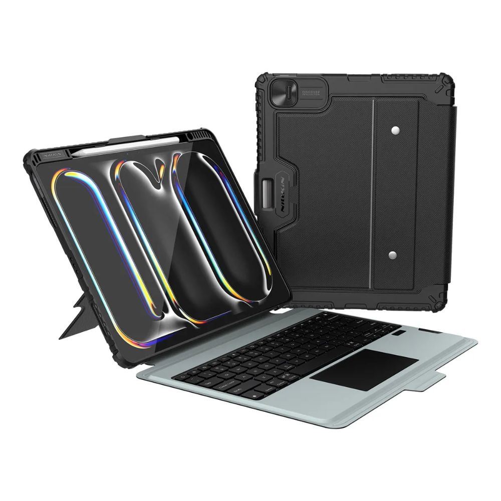 Funda Con Teclado Trackpad Para Ipad Pro 13 M4 2024 Nillkin