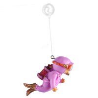 Bothyi - Figura De Buzo En Miniatura Oceans Pavilion Modelo De Buceo Para Decoración De Acuario Buceo Púrpura