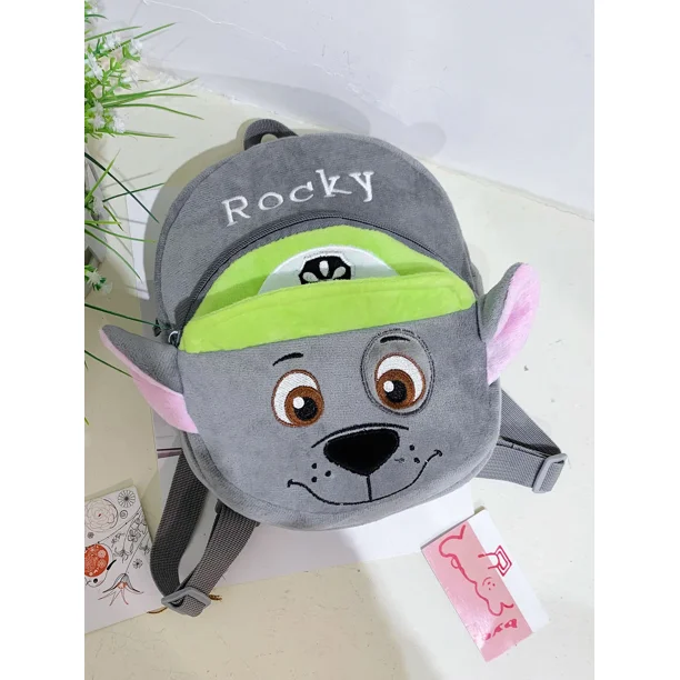 Paw Patrol Children's Plush Backpack Cartoon Puppy Dog Skye Chase Marshall Kindergarten School Bag for Kids Baby Boys Girls Gift
