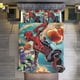 thumbnail image 1 of Spider-Man vs. Green Goblin 3 Piece Sets Full/Queen Size - Reversible Microfiber Quilts with 2 Shams Soft Lightweight Bedspread Coverlet Comforter for All Season Bed Sheets, 1 of 5