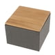 thumbnail image 3 of recipiente de madera del té del envase del organizador de la caja de almacenamiento del té de la tapa de bambú envase, 3 of 5