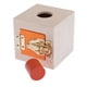 thumbnail image 2 of Montessori Toys Kids Educación Temprana Material didáctico Cubo Juguete de madera Naranja, 2 of 5