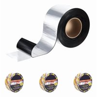 Genérica - 3Pcs Cinta Aislante Impermeable 10M*5Cm Gotera Techo Tubería Resistente Altas Temperaturas -15ºc A 120ºc Huincha Aisladora Selladora Filtraciones.