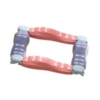 Magideal - Barra De Equilibrio Para Niños, Bloque De Equilibrio Para Interiores Y Exteriores, Piedras Antideslizantes Coloridas Para Niños, Preescolar Para Inter Estilo B