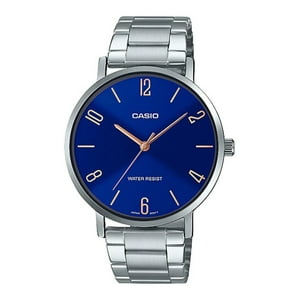 Reloj Analogo Plateado Casio Mtp-Vt01D-2B2